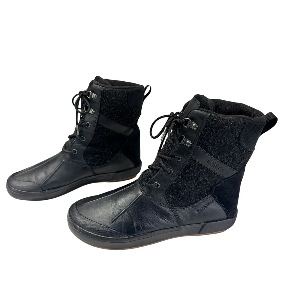 KEEN Elsa II Boots Waterproof Leather Winter Snow Insulated‎ 90s Women Size 9